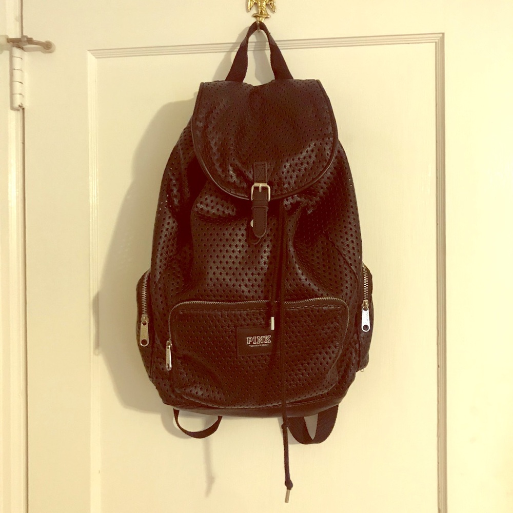 (Victoria’s Secret)Pink Black Book Bag